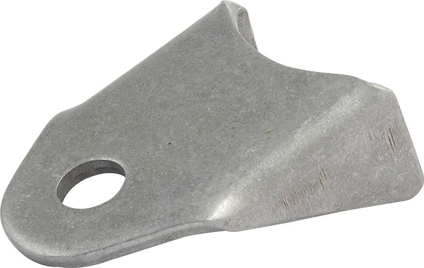 Chassis Tab - Body Brace - Radius - Gusseted - 3/8 in Mounting Hole - 0.125 in Thick - Steel - Natural - Set of 4