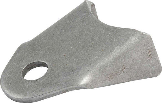 Chassis Tab - Body Brace - Radius - Gusseted - 3/8 in Mounting Hole - 0.125 in Thick - Steel - Natural - Set of 4