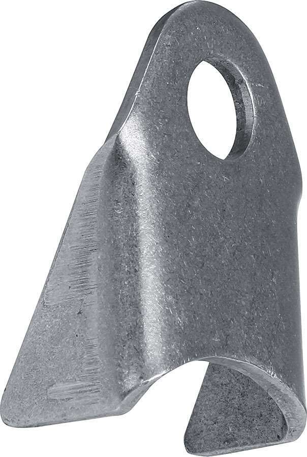 Chassis Tab - Body Brace - Radius - Gusseted - 1/2 in Mounting Hole - 0.125 in Thick - Steel - Natural - Set of 4