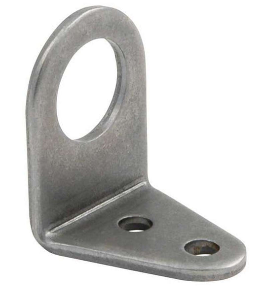 Brake Line Tab - Bolt-On - 5/8 in Mounting Hole - 0.1 in Thick - Steel - Natural - Set of 25