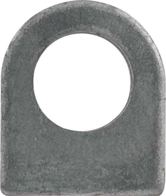 Brake Line Tab - Weld-On - 5/8 in Mounting Hole - 0.125 in Thick - Steel - Natural - Set of 4