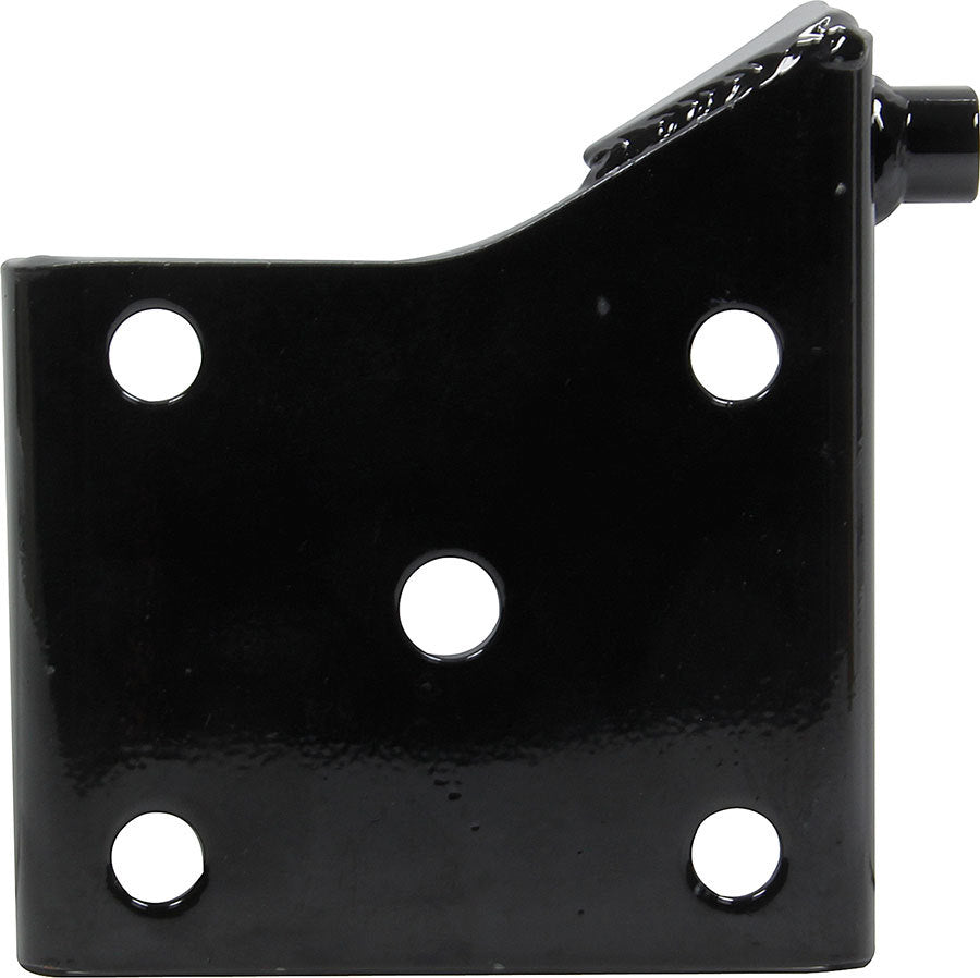 U-Bolt Pad - 3 x 3-1/2 in Mounting Square - 1/2 in Mounting Holes - 5/8 in Center Hole - Passenger Side - Steel - Black Paint - Each