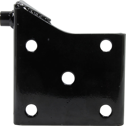 U-Bolt Pad - 3 x 3-1/2 in Mounting Square - 1/2 in Mounting Holes - 5/8 in Center Hole - Driver Side - Steel - Black Paint - Each