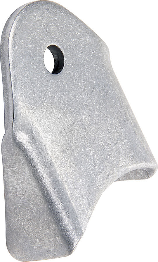 Chassis Tab - Body Brace - Radius - Gusseted - 1/4 in Mounting Slot - 0.125 in Thick - Steel - Natural - Set of 25