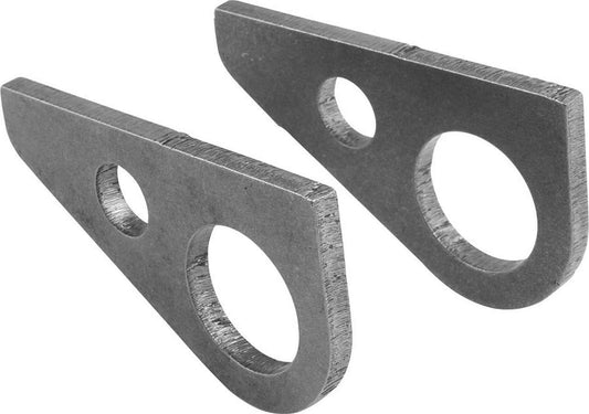 Tie Down Bracket - Weld-On - One 5/8 in Mounting Hole - One 1-1/4 in Mounting Hole - 0.25 in Thick - Steel - Natural - Pair
