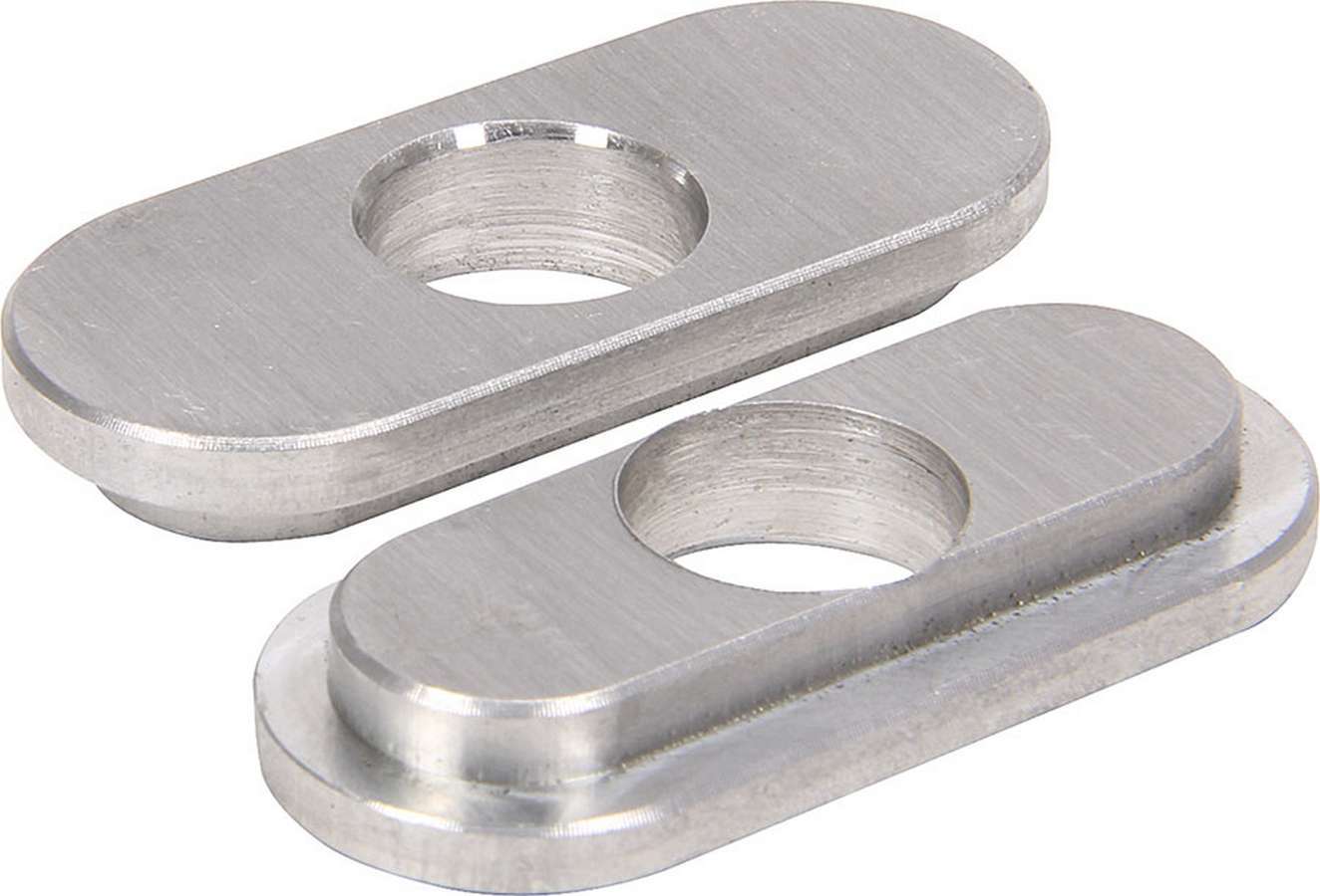 Control Arm Caster Slug - 1/2 in ID Hole - Centered - Aluminum - Natural - Slotted Upper Control Arm Brackets - Each