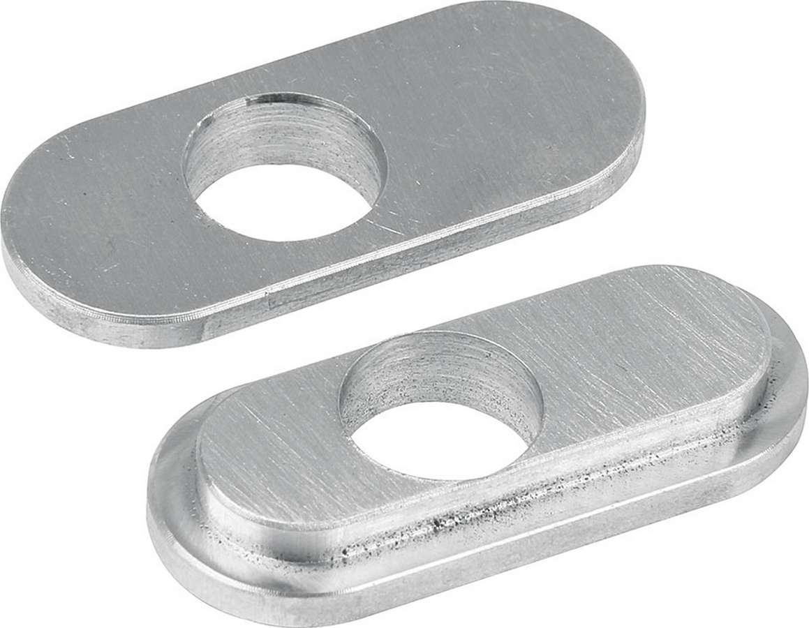 Control Arm Caster Slug - 1/2 in ID Hole - 1/8 in Offset - Aluminum - Natural - Slotted Upper Control Arm Brackets - Each