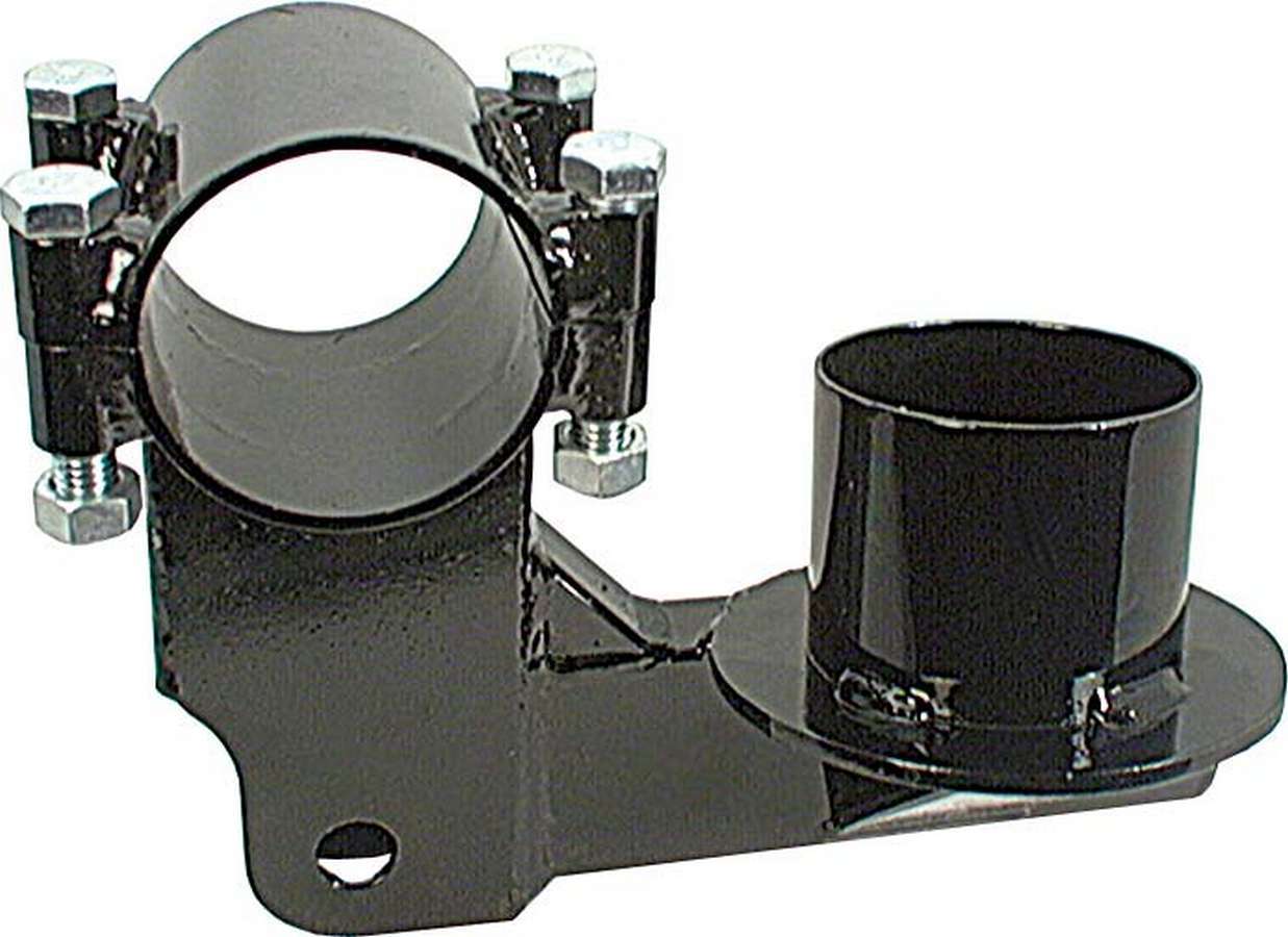 Trailing Arm Bracket - Driver Side - Lower - Clamp-On - 3 in OD Axle Tubes - Shock / Spring Mount - Steel - Black Powder Coat - Each