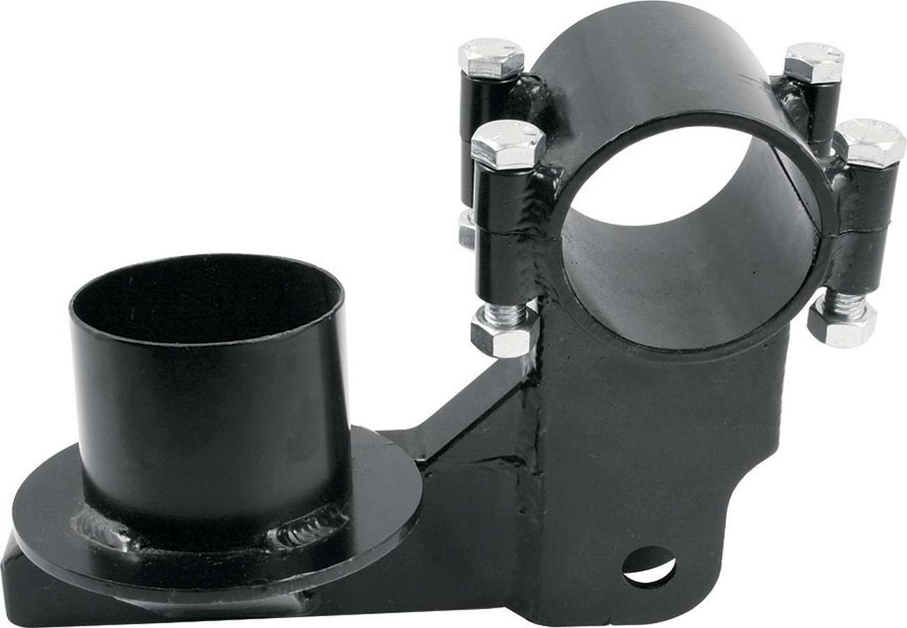 Trailing Arm Bracket - Passenger Side - Lower - Clamp-On - 3 in OD Axle Tubes - Shock / Spring Mount - Steel - Black Powder Coat - Each