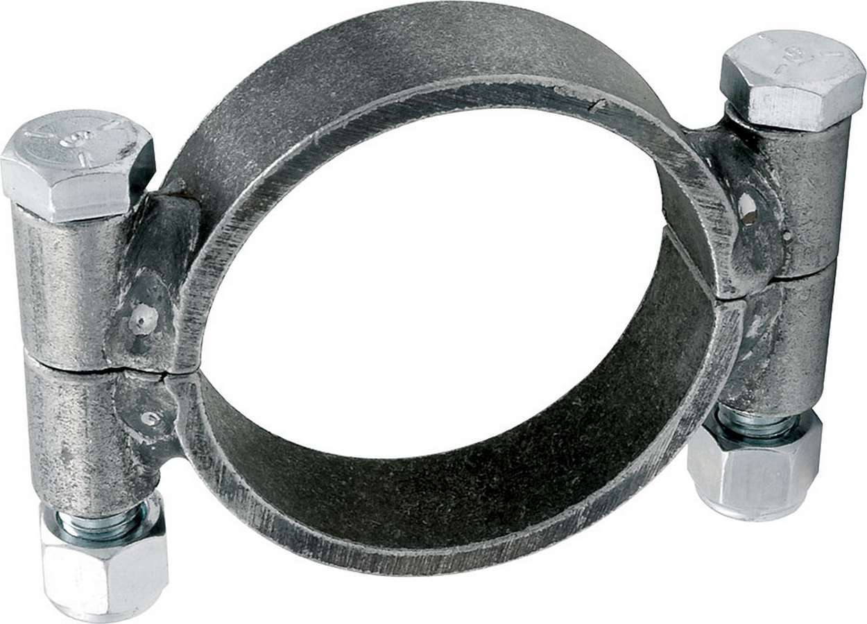 Clamp-On Ring - 2-Piece - 2-Bolt - 3 in ID - 1 in Wide - Steel - Natural - Each