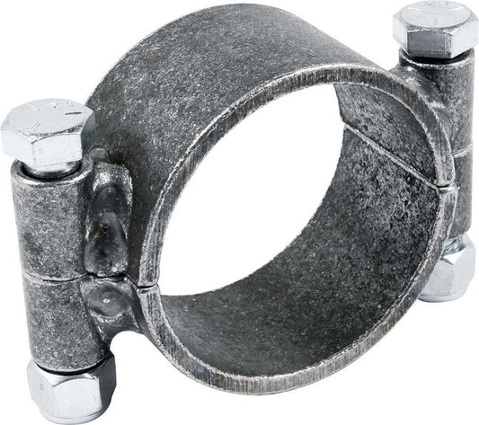 Clamp-On Ring - 2-Piece - 3 in ID - 1-3/4 in Wide - 2-Bolt - Steel - Natural - Set of 10