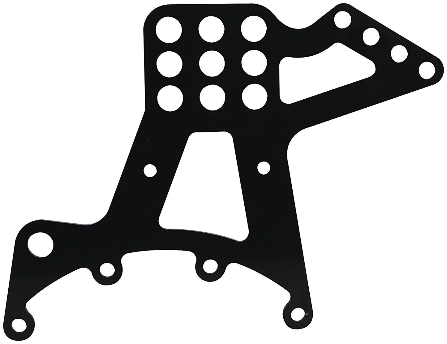 Torque Link Bracket - Bolt-On - Multiple Holes - Steel - Black Paint - Quick Change Rears Ends - Pair