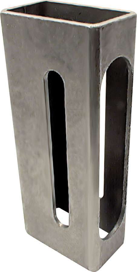 Trailing Arm Bracket - Slider Box - Frame Mount - Weld-On - 1/2 in Slot - Steel - Natural - Each