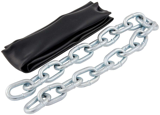 Suspension Limiter Chain - 3/16 in Diameter Link - 18 in Long - Steel - Heat Shrink Sleeve - Zinc Oxide - Each