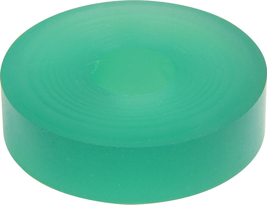 Bump Stop Puck - 2 in OD - 0.625 in ID - 0.5 in Tall - 50 Durometer - Urethane - Green - Each