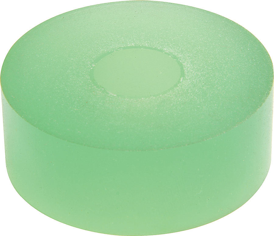 Bump Stop Puck - 2 in OD - 0.625 in ID - 0.75 in Tall - 50 Durometer - Urethane - Green - Each