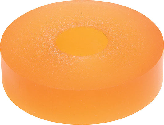 Bump Stop Puck - 2 in OD - 0.625 in ID - 0.5 in Tall - 55 Durometer - Urethane - Orange - Each