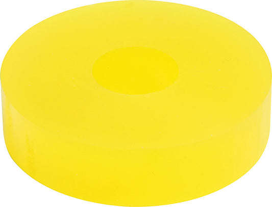 Bump Stop Puck - 2 in OD - 0.625 in ID - 0.5 in Tall - 75 Durometer - Urethane - Yellow - Each