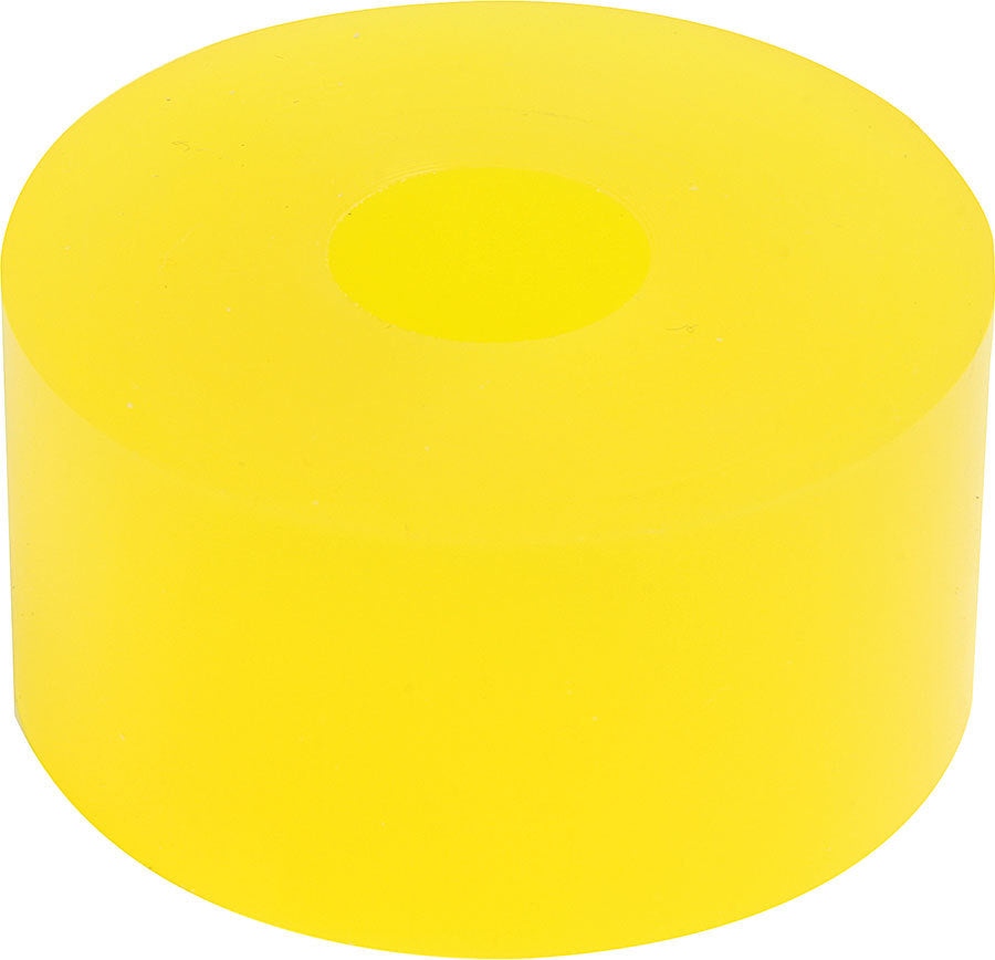 Bump Stop Puck - 2 in OD - 0.625 in ID - 1 in Tall - 75 Durometer - Urethane - Yellow - Each