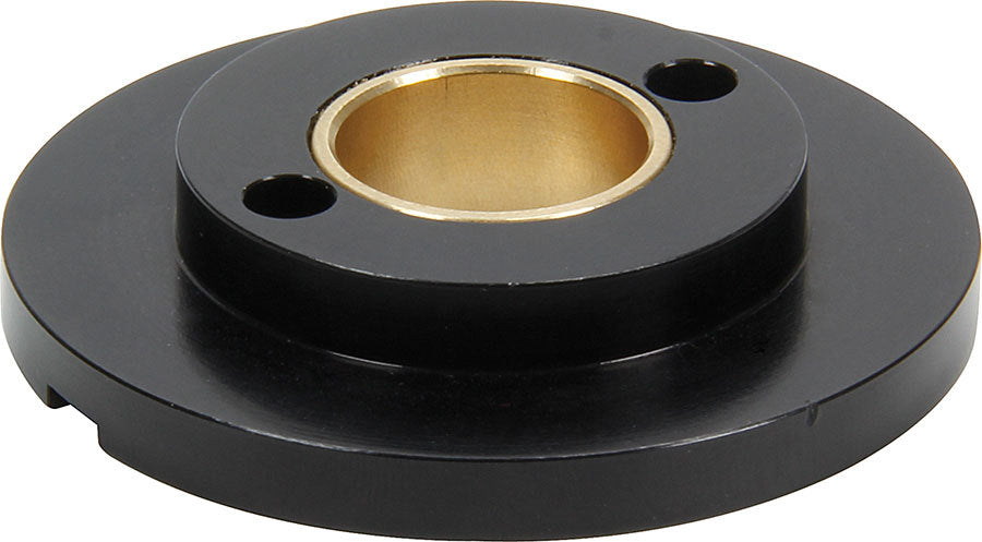 Bump Stop Cup - Single Spring - 2.000 in OD - 1.280 in ID - 0.400 in Tall - 0.500 in Thru Hole - Aluminum - Black Anodized - 1 in Bump Spring - Each