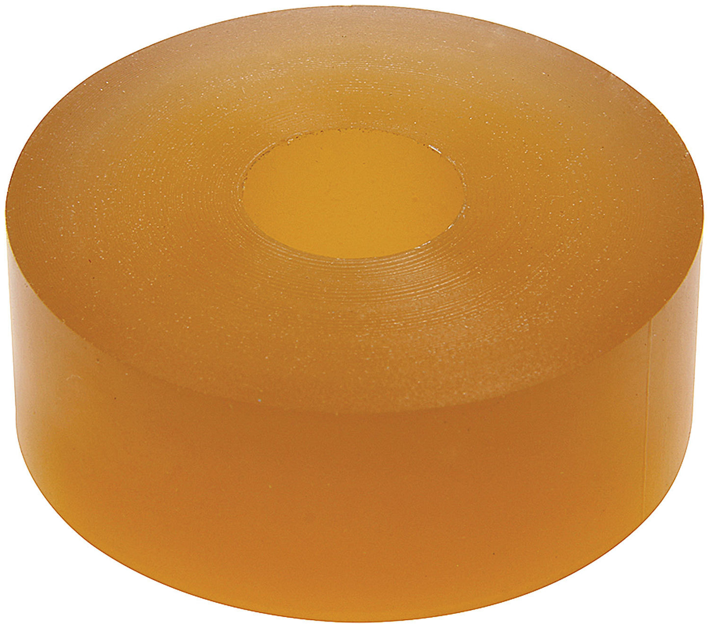 Bump Stop Puck - 2 in OD - 0.5 in ID - 0.75 in Tall - 40 Durometer - Polyurethane - Brown - 14 mm Shocks - Each