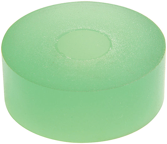 Bump Stop Puck - 2 in OD - 0.5 in ID - 0.75 in Tall - 50 Durometer - Polyurethane - Green - 14 mm Shocks - Each