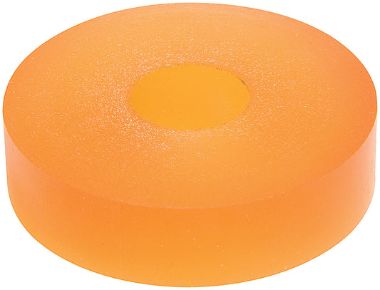 Bump Stop Puck - 2 in OD - 0.5 in ID - 0.5 in Tall - 55 Durometer - Polyurethane - Orange - 14 mm Shocks - Each