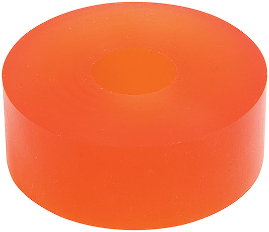 Bump Stop Puck - 2 in OD - 0.5 in ID - 0.75 in Tall - 55 Durometer - Polyurethane - Orange - 14 mm Shocks - Each