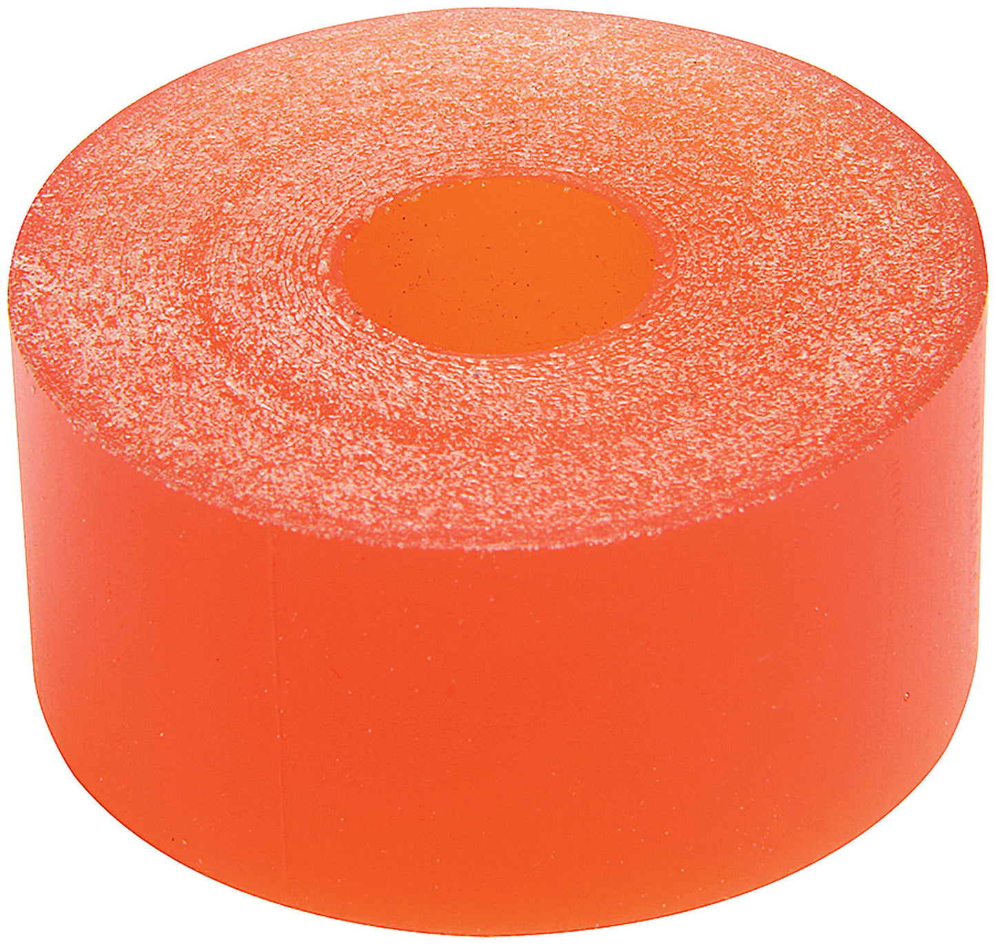 Bump Stop Puck - 2 in OD - 0.5 in ID - 1 in Tall - 55 Durometer - Polyurethane - Orange - 14 mm Shocks - Each