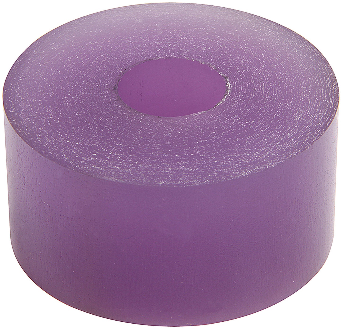 Bump Stop Puck - 2 in OD - 0.5 in ID - 1 in Tall - 60 Durometer - Polyurethane - Purple - 14 mm Shocks - Each