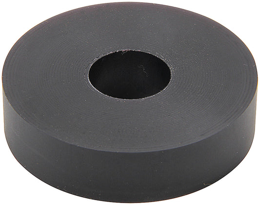 Bump Stop Puck - 2 in OD - 0.5 in ID - 0.5 in Tall - 65 Durometer - Polyurethane - Black - 14 mm Shocks - Each