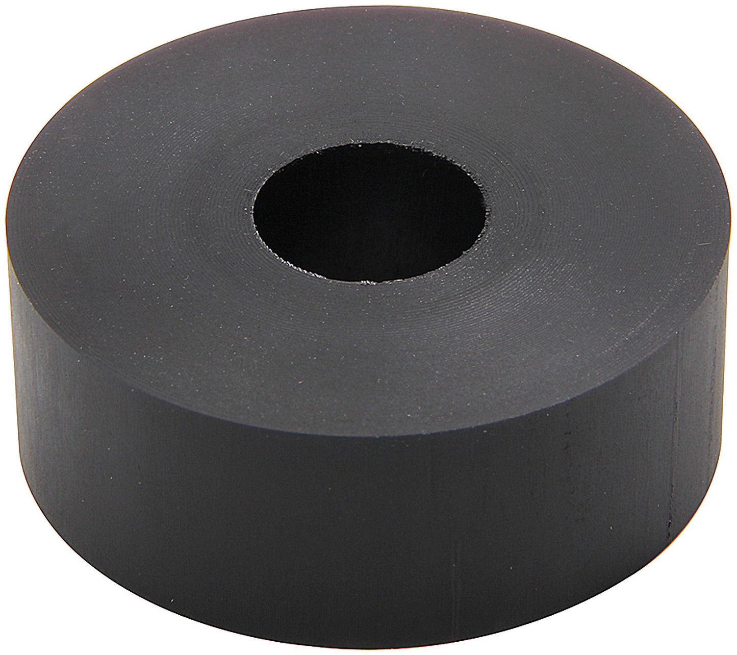 Bump Stop Puck - 2 in OD - 0.5 in ID - 0.75 in Tall - 65 Durometer - Polyurethane - Black - 14 mm Shocks - Each