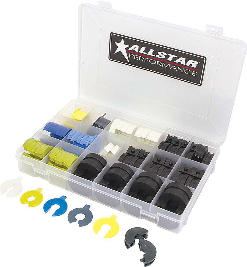 Shock Shim Kit - Deluxe - Various Styles / Thicknesses - Plastic - Various Colors - 14 mm Shocks - Kit