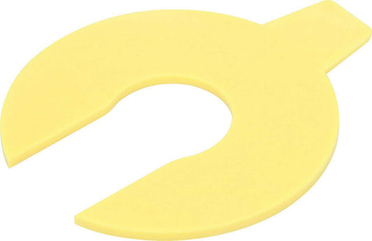 Shock Shim - U-Shaped - 1/16 in Thick - Plastic - Yellow - 14 mm Shocks - Set of 10