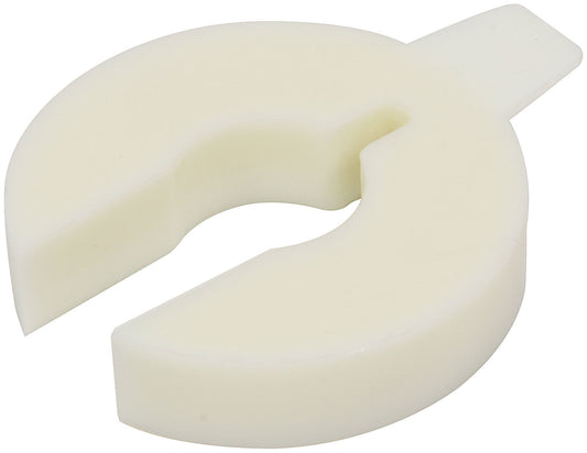 Shock Shim - U-Shaped - 3/8 in Thick - Plastic - White - 14 mm Shocks - Set of 25