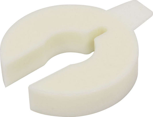 Shock Shim - U-Shaped - 3/8 in Thick - Plastic - White - 14 mm Shocks - Set of 10