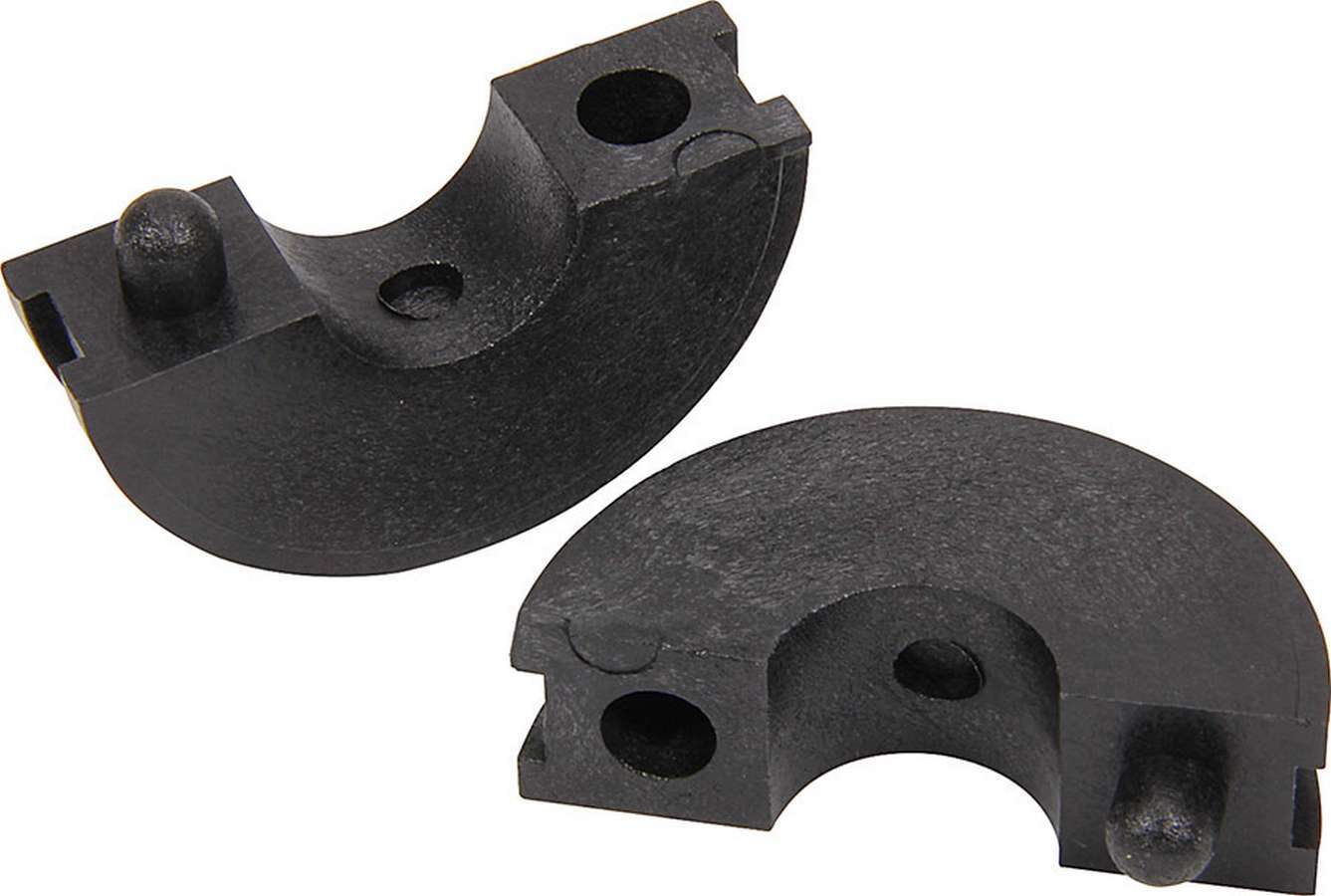 Shock Shim - Collar Style - 2-Piece - 1/2 in Thick - Plastic - Black - 14 mm Shocks - Pair