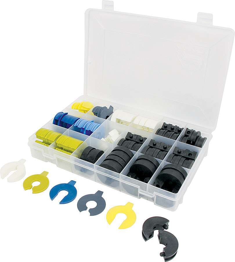 Shock Shim Kit - Deluxe - Various Styles / Thicknesses - Plastic - Various Colors - 16 mm Shocks - Kit