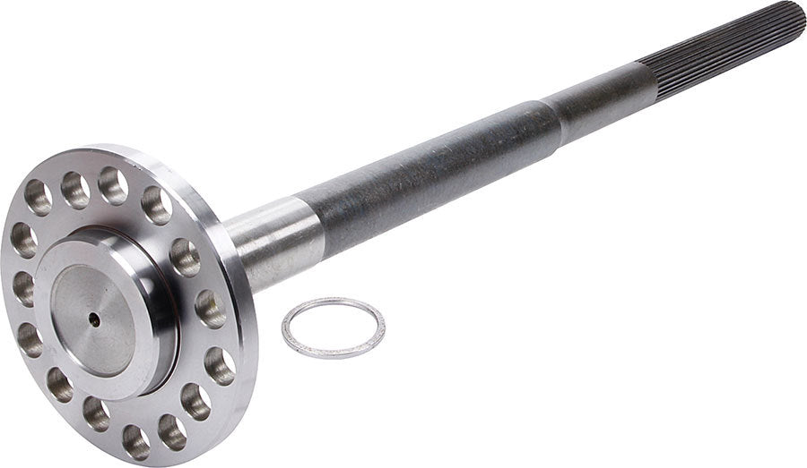 Axle Shaft - Cut to Fit Axles - 29.5 in Long - 31 Spline Carrier - 5 x 4.50 / 4.75 / 5.00 in Bolt Pattern - 10 in of Spline - 5.94 in OD - Gun Drilled - Steel - Natural - Each