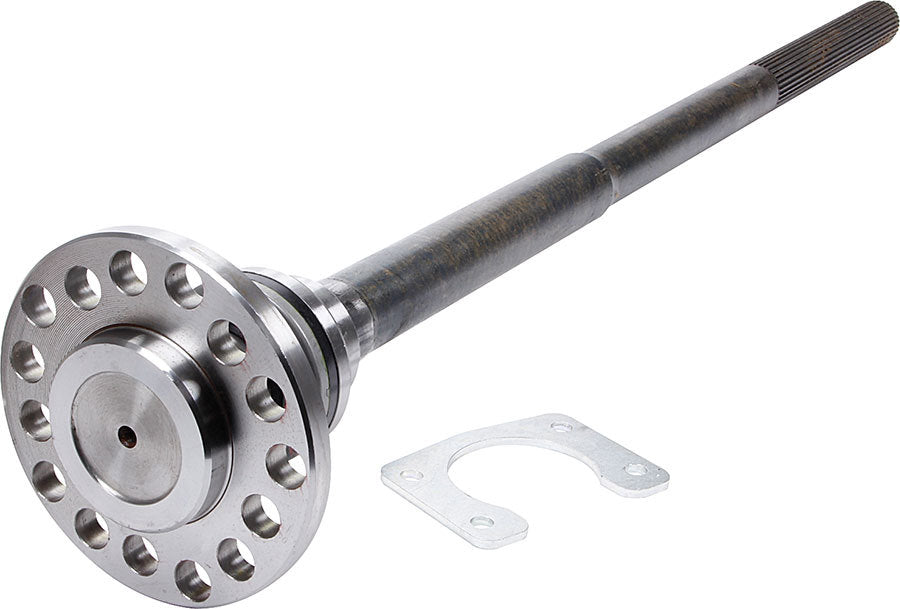 Axle Shaft - Cut to Fit Axles - 29.5 in Long - 31 Spline Carrier - 5 x 4.50 / 4.75 / 5.00 in Bolt Pattern - 10 in of Spline - 5.94 in OD - Bearing Included - Steel - Natural - Each