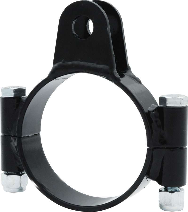 Axle Tube Ring - 2-Piece - 3 in ID - 1 in Wide - 1/2 in Hole - 2-Bolt - Steel - Black Paint - Quick Change - Each