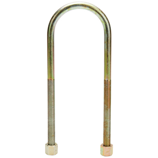 Axle U-Bolt - 3 in ID - 10 in Length - 1/2-20 in Right Hand Thread - Steel - Cadmium - Universal - Each