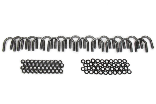 Universal Joint U-Bolt - Nuts / Washers Included - Steel - Natural - 1310 Series Yoke - Set of 10
