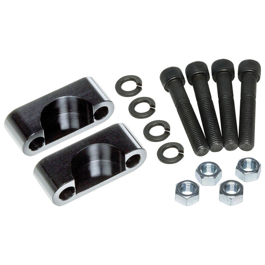 U-Joint Girdles - 1.416 in Bolt Centers - 1-1/16 in Caps - Aluminum - Black Anodized - 1310 Series Race Yokes - Ford 9 in - Kit