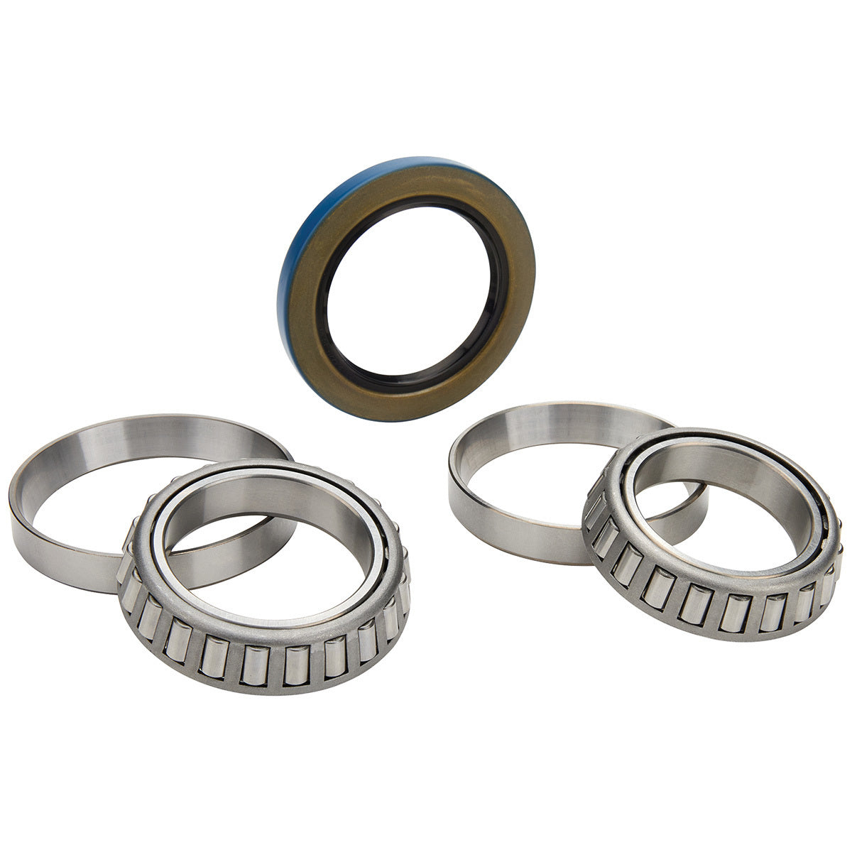 Wheel Bearing - REM Finished - Inner / Outer - Tapered Roller Bearing - Seal Included - Steel - 1 Ton Wide 5 Hub - Kit