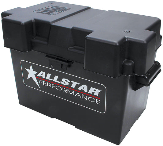 Battery Box - 16.125 in Length x 9.625 in Wide x 10.875 in Height - Hardware Included - Plastic - Black - Each