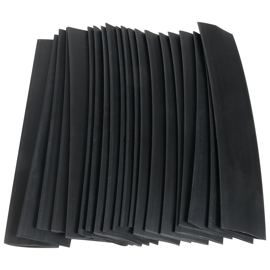Shrink Sleeve Tubing - 3/4 in - Plastic - Black - Set of 20