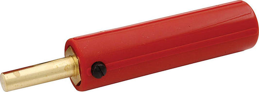 Remote Battery Terminal - Quick Disconnect - 1/2 in Diameter Hole - Male - Red - Each