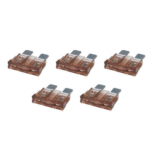 Fuse - ATC - 7.5 amps - Plastic - Brown - Set of 5