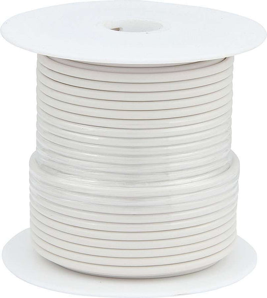 Wire - 20 Gauge - 100 ft Roll - Plastic Insulation - Copper - White - Each